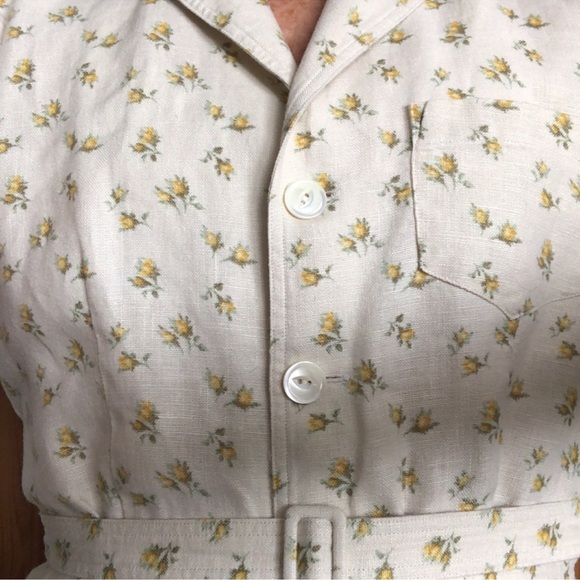 NWT Polo Ralph Lauren floral belted linen dress 14 - Picture 5 of 9